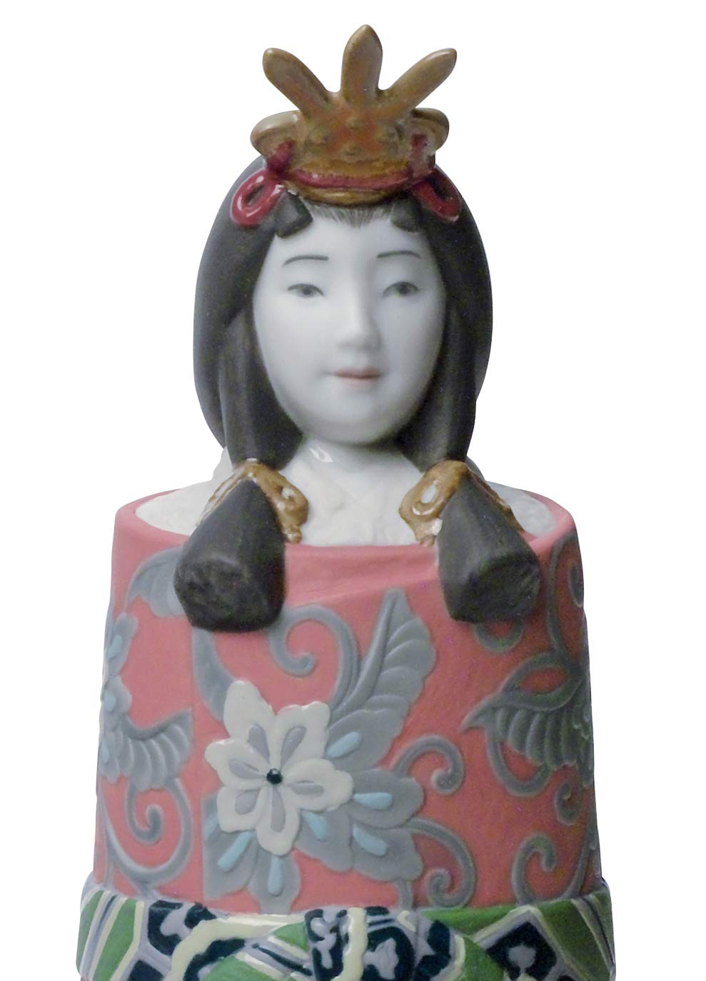 LLADRO(リアドロ)社 陶器製 雛人形 (お雛様) 雛人形(花文様) =Limited