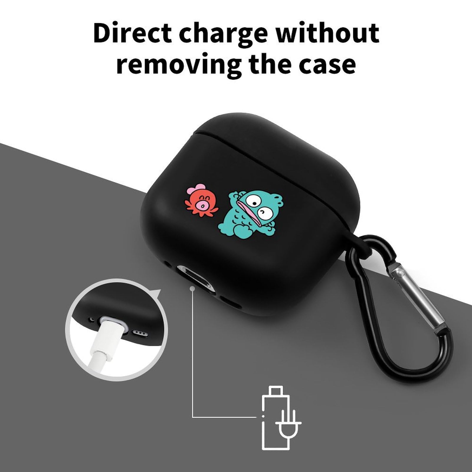 Amazon | Airpods 4 ケース ハンギョドン Airpods 第四世代 ケース