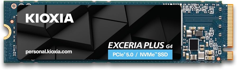 KIOXIA EXCERIA PLUS G4 1TB NVMe SSD – M.2 2280, PCIe Gen5, 10000MB