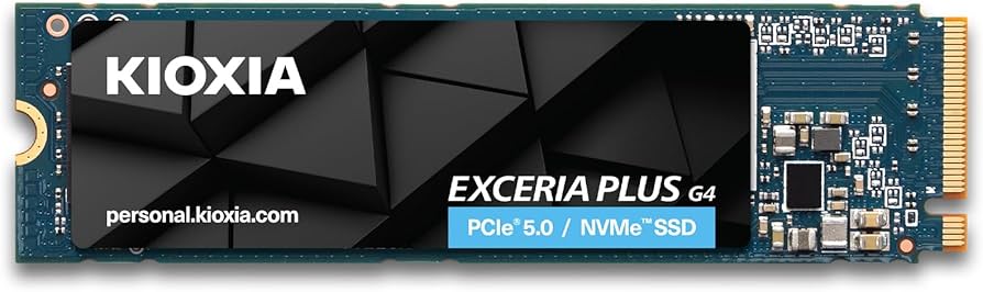 Amazon.com: Kioxia Exceria Plus G4 NVMe M.2 2280 2TB PCIe 5.0 Gen5