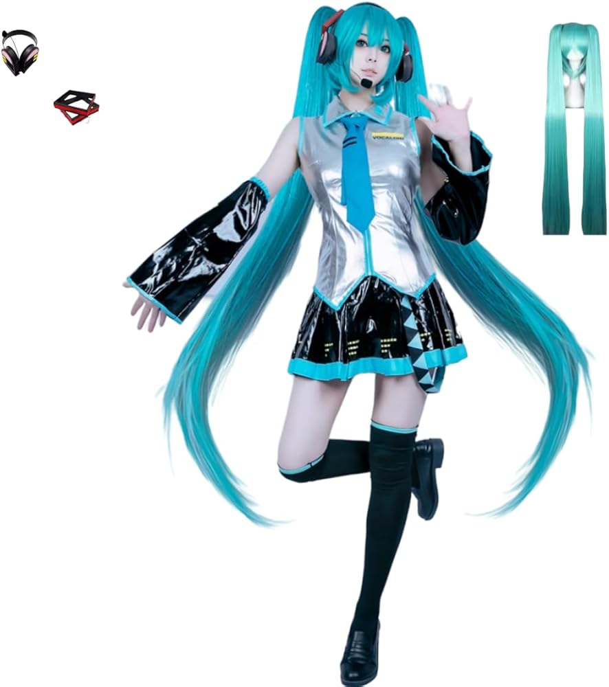 Amazon.co.jp: [QMIQMI] 初音ミク コスプレ衣装 【ウィッグ、靴