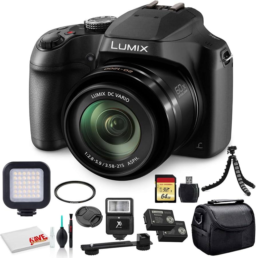 Amazon.com : Panasonic Lumix DC-FZ80D / DC-FZ85D Digital Camera