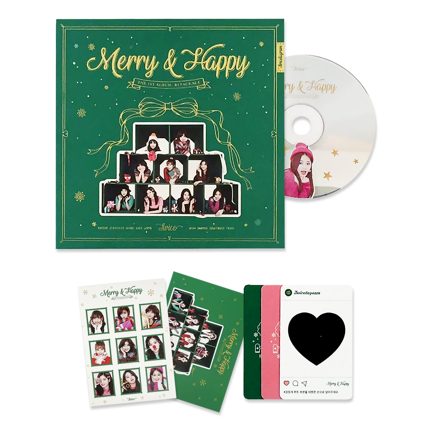 Amazon.co.jp: TWICE - 正規1集リパッケージアルバム[Merry & Happy
