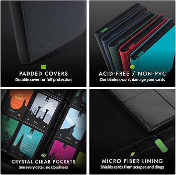 Amazon.com: Vault X 12 XL Pocket Trading Card Zip Binder, 624