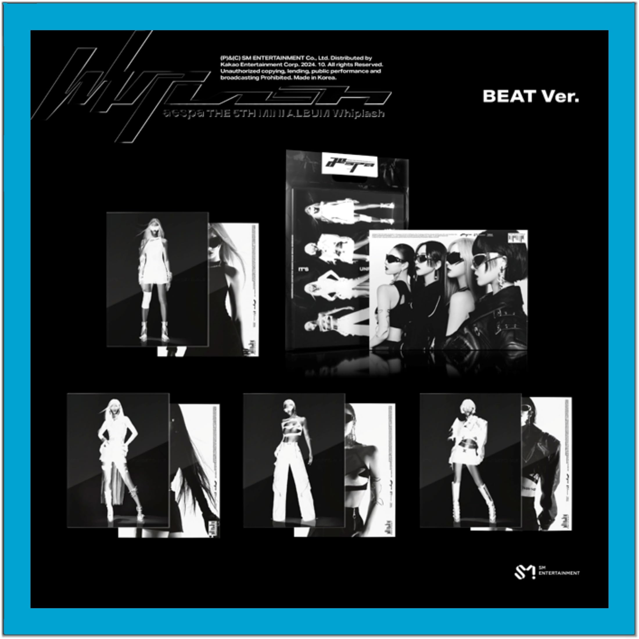 Amazon.com: aespa Whiplash 5th Mini Album (BEAT Ver - Ningning Ver