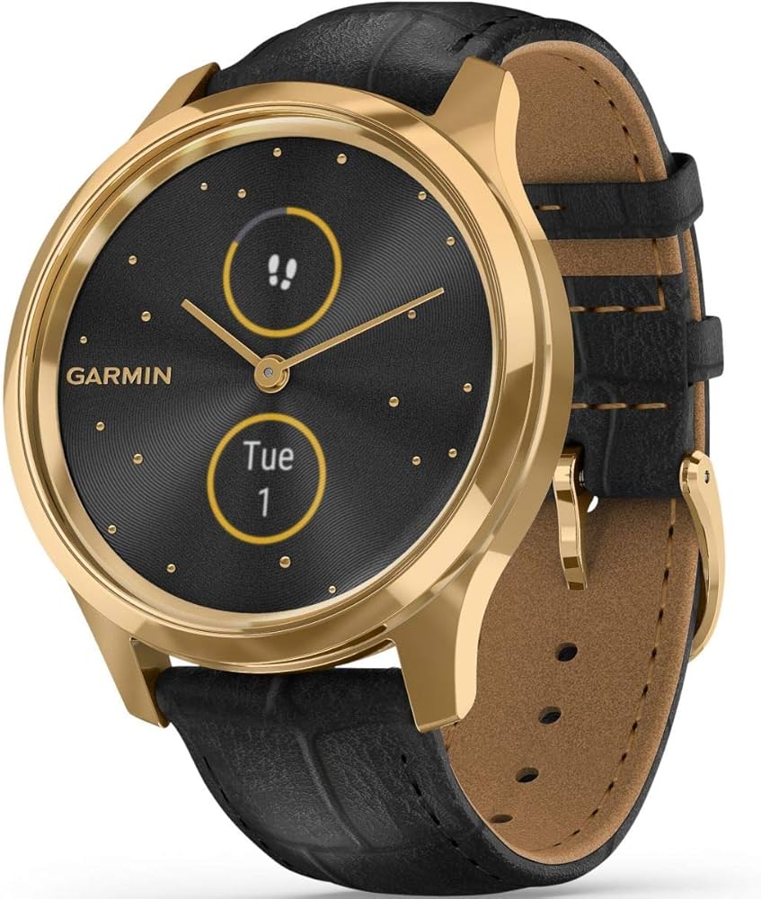 Amazon.com: Garmin vivomove Luxe, Hybrid Smartwatch with Real