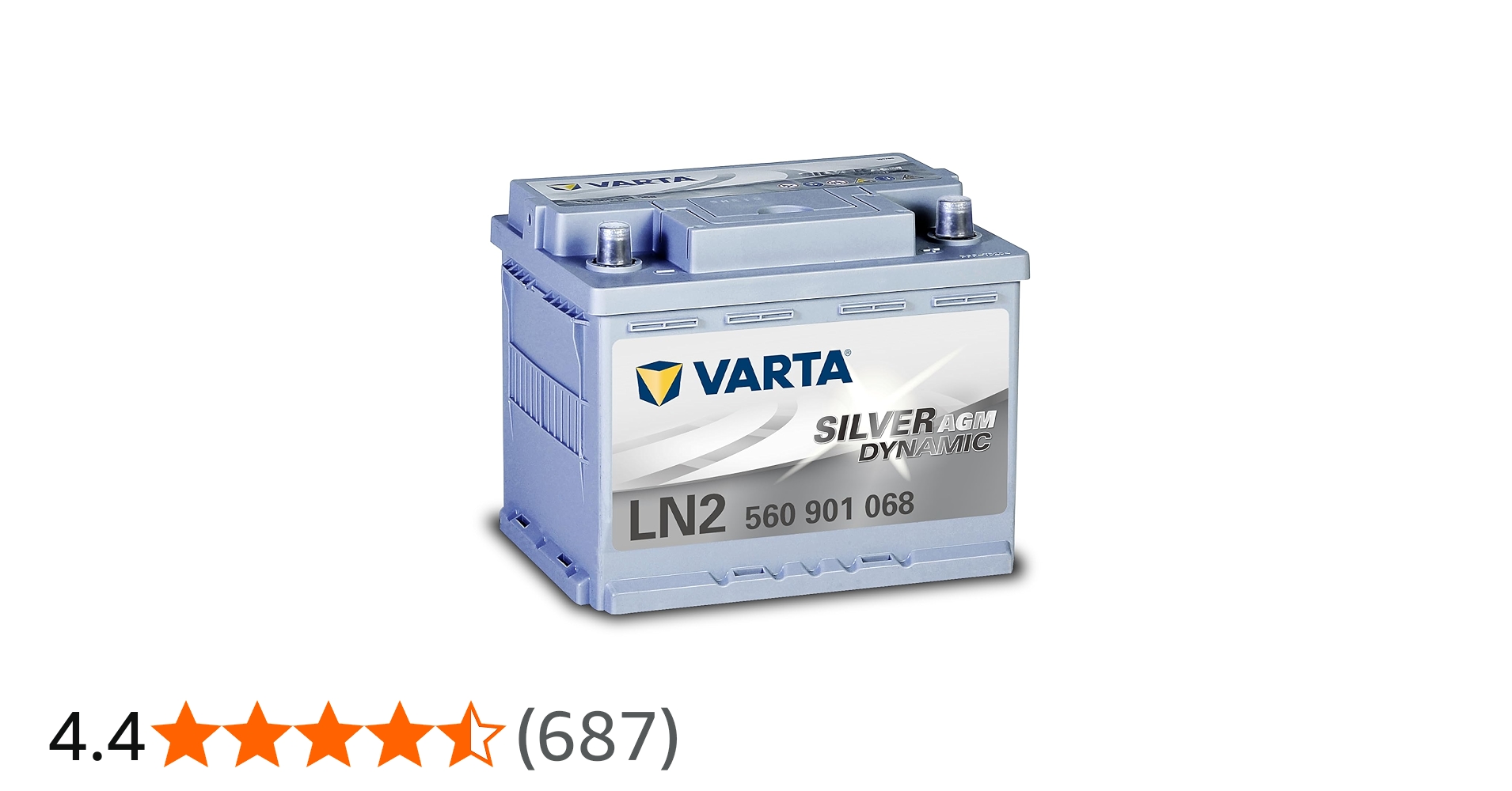 Amazon | VARTA(バルタ) Silver Dynamic AGM LN2 (560 901 068) 輸入車