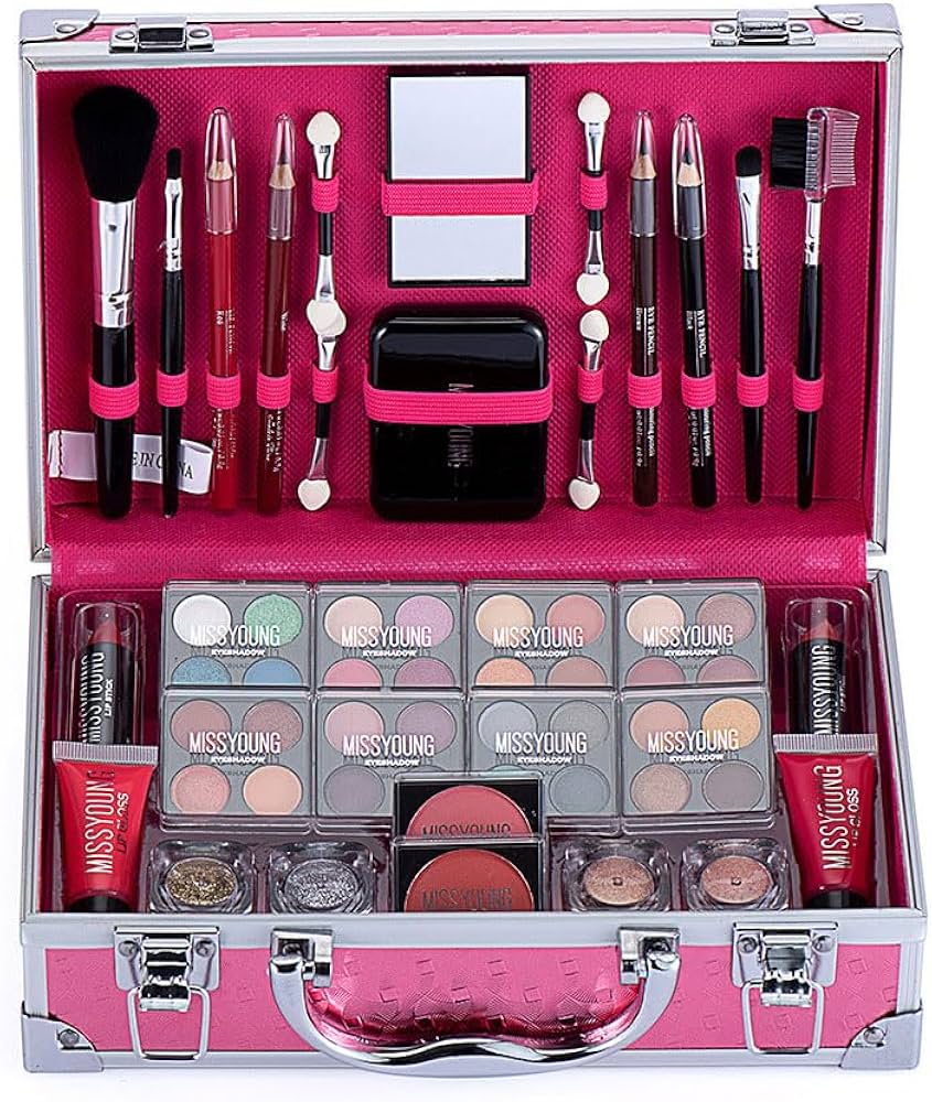 Amazon | メイクアップセット ミラー付き メイクセット フル美容 56点
