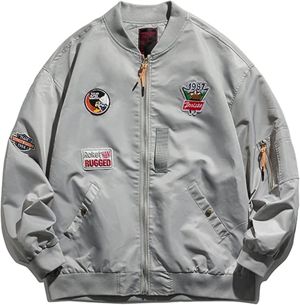 Amazon | ジャケット メンズ アメカジ フライトジャケット フライ
