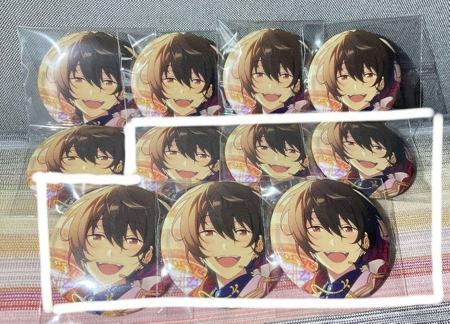 匿名追跡/朔間凛月 あんスタ 缶バッジ ぱしゃっつ 周年 アクリル