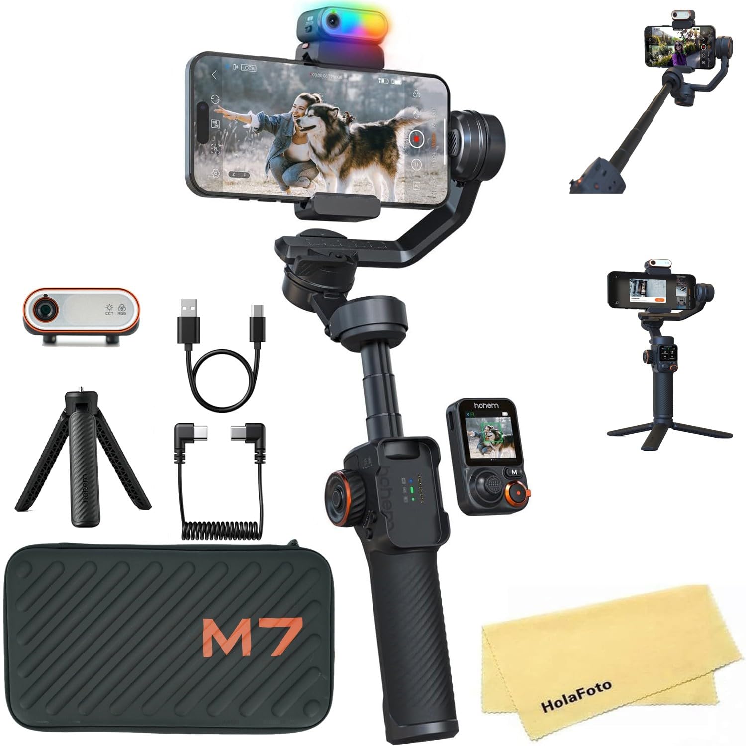 Amazon.com: hohem iSteady M7 Gimbal Stabilizer for iPhone Android