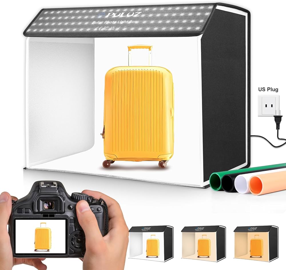 Amazon | 長方形撮影ボックス、PULUZ 60 x 40 x 50cm写真スタジオの