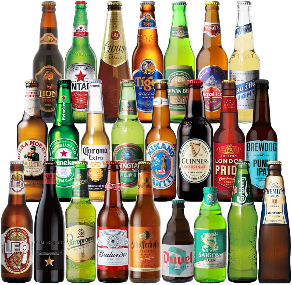 Amazon.co.jp: ビールセット ギフト 世界のビール 飲み比べ 24か国 24