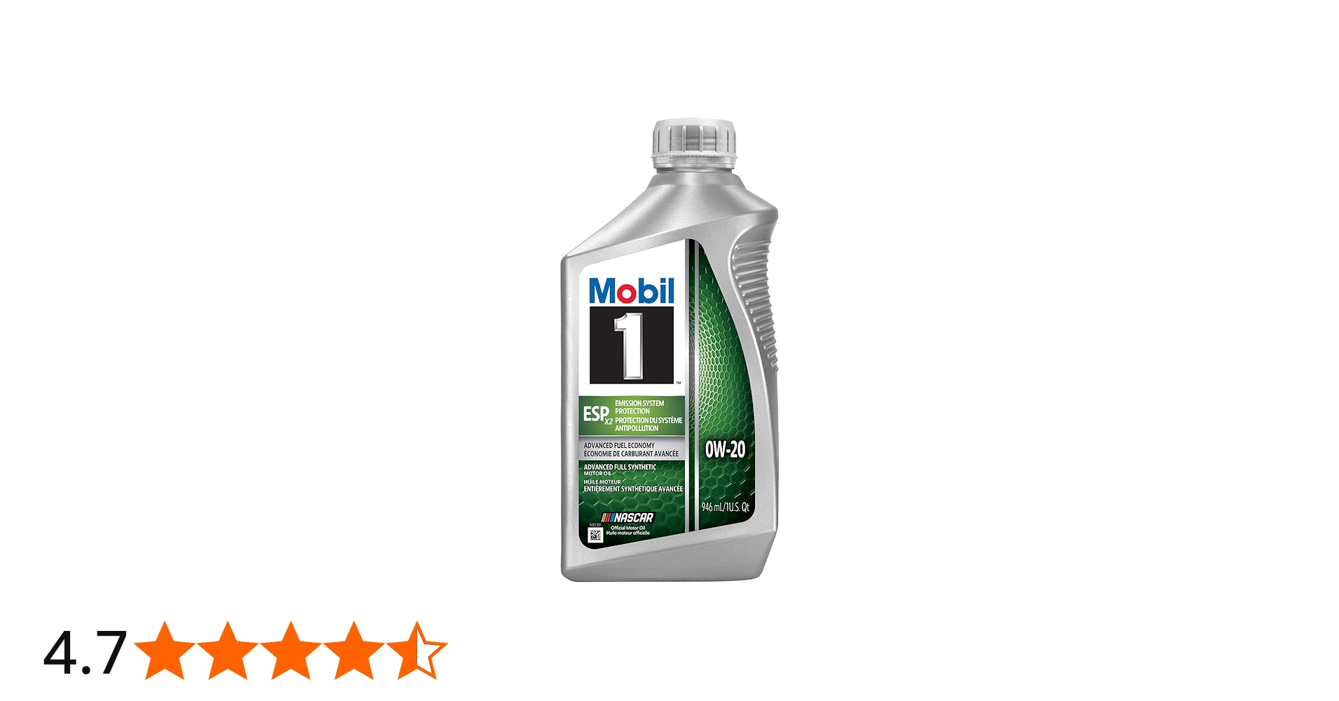 Amazon | Mobil 1 ESP X2 完全合成モーターオイル 0W-20 1クォート