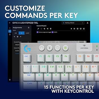 Amazon.com: Logitech G915 X Lightspeed TKL Wireless Mechanical