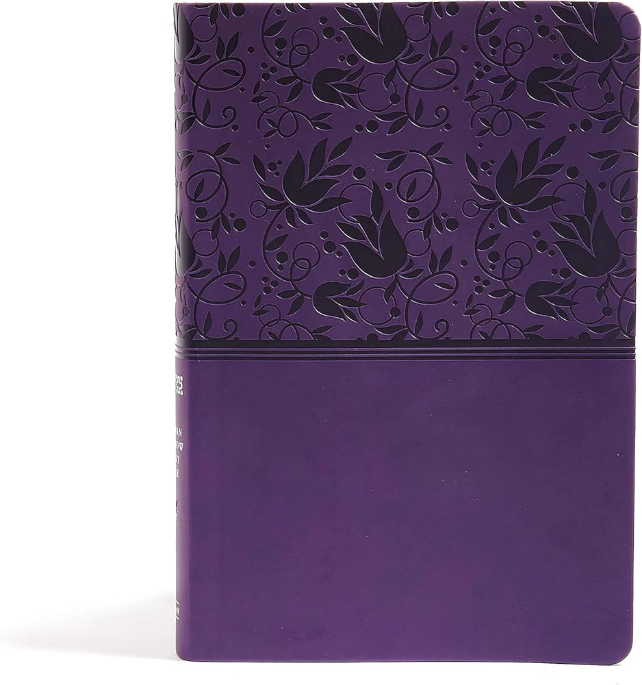 NIV Rainbow Study Bible, Purple LeatherTouch Indexed: Holman Bible
