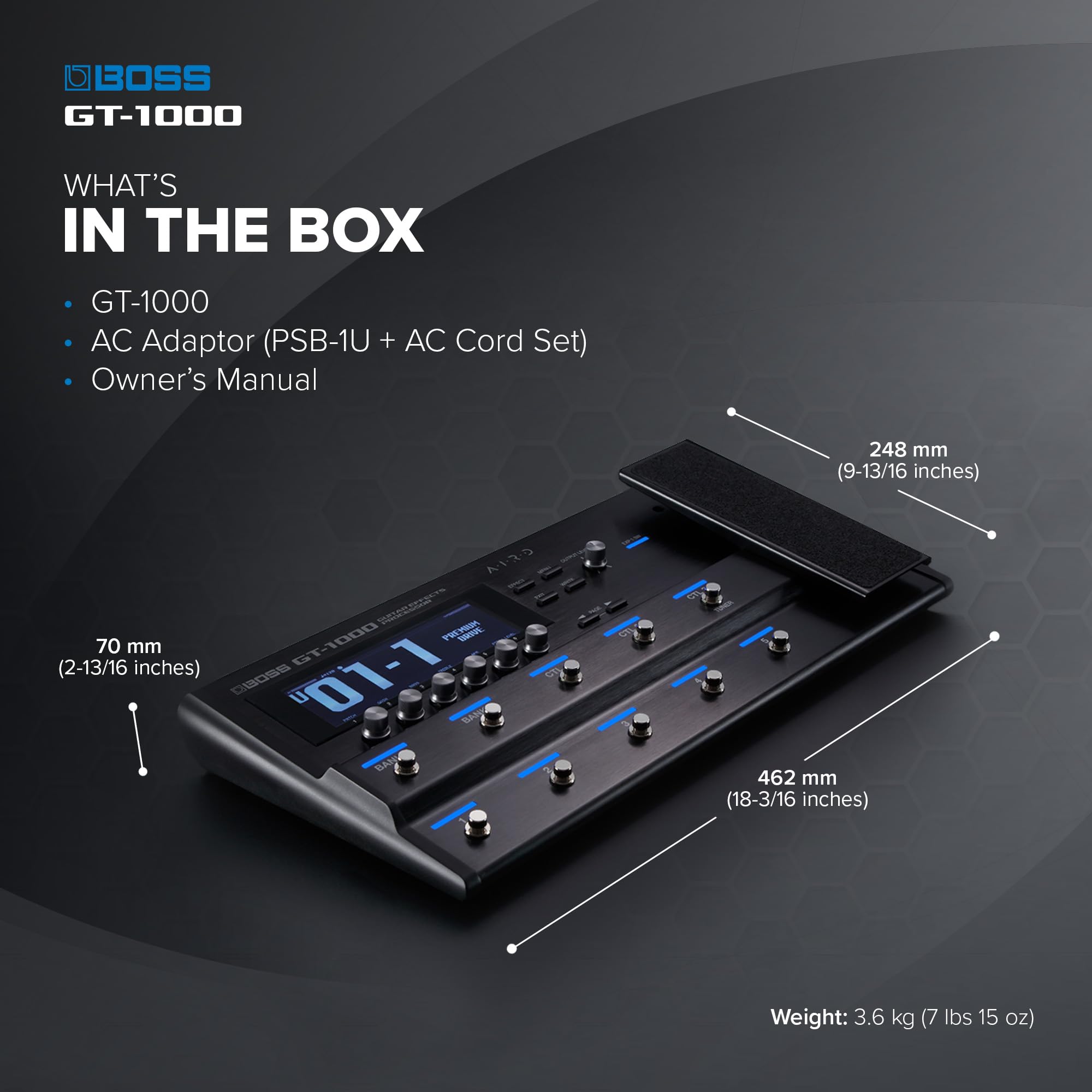 Amazon | BOSS/GT-1000 Guitar Effects Processor ボス マルチ