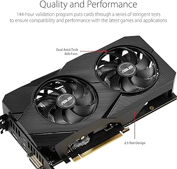 Amazon.com: ASUS GeForce RTX 2060 Overclocked 6G GDDR6 Dual-Fan