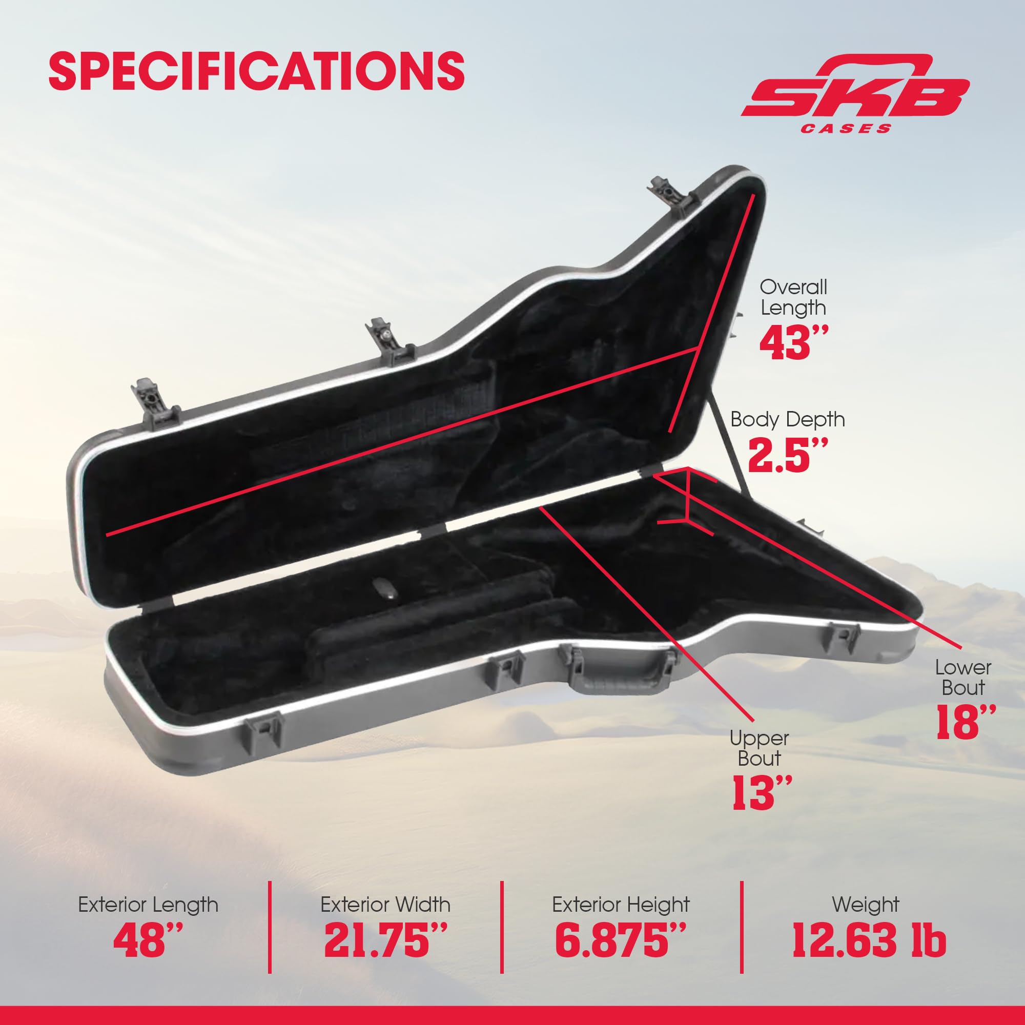 Amazon | SKB エレクトリックギター ファイヤーバード