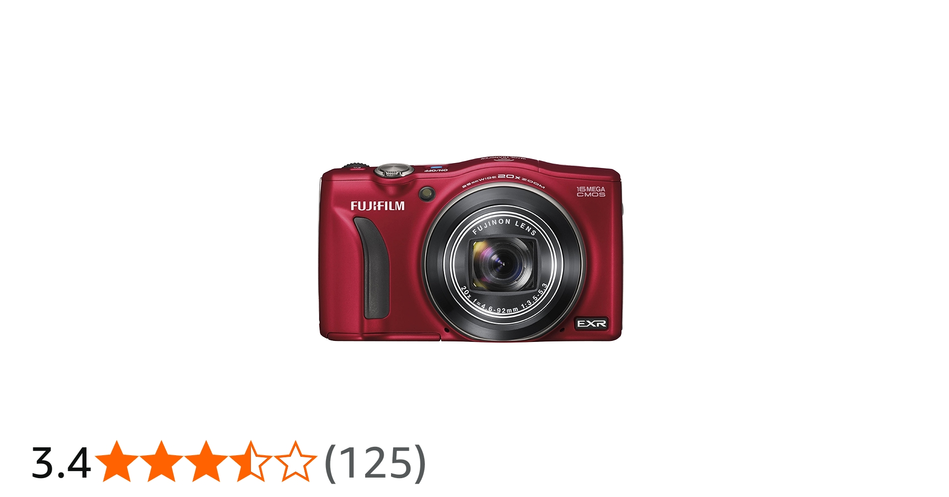 Amazon | FUJIFILM デジタルカメラ FinePix F800EXR 光学20倍 レッド F