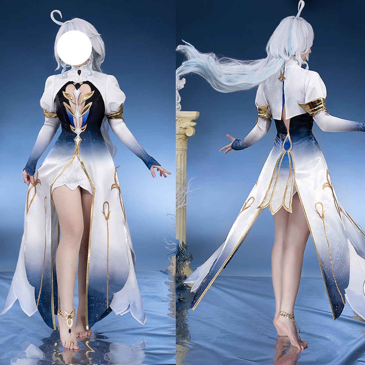 Amazon.co.jp: [HAOJEE]原神フリーナ フォカロルスコスプレ衣装