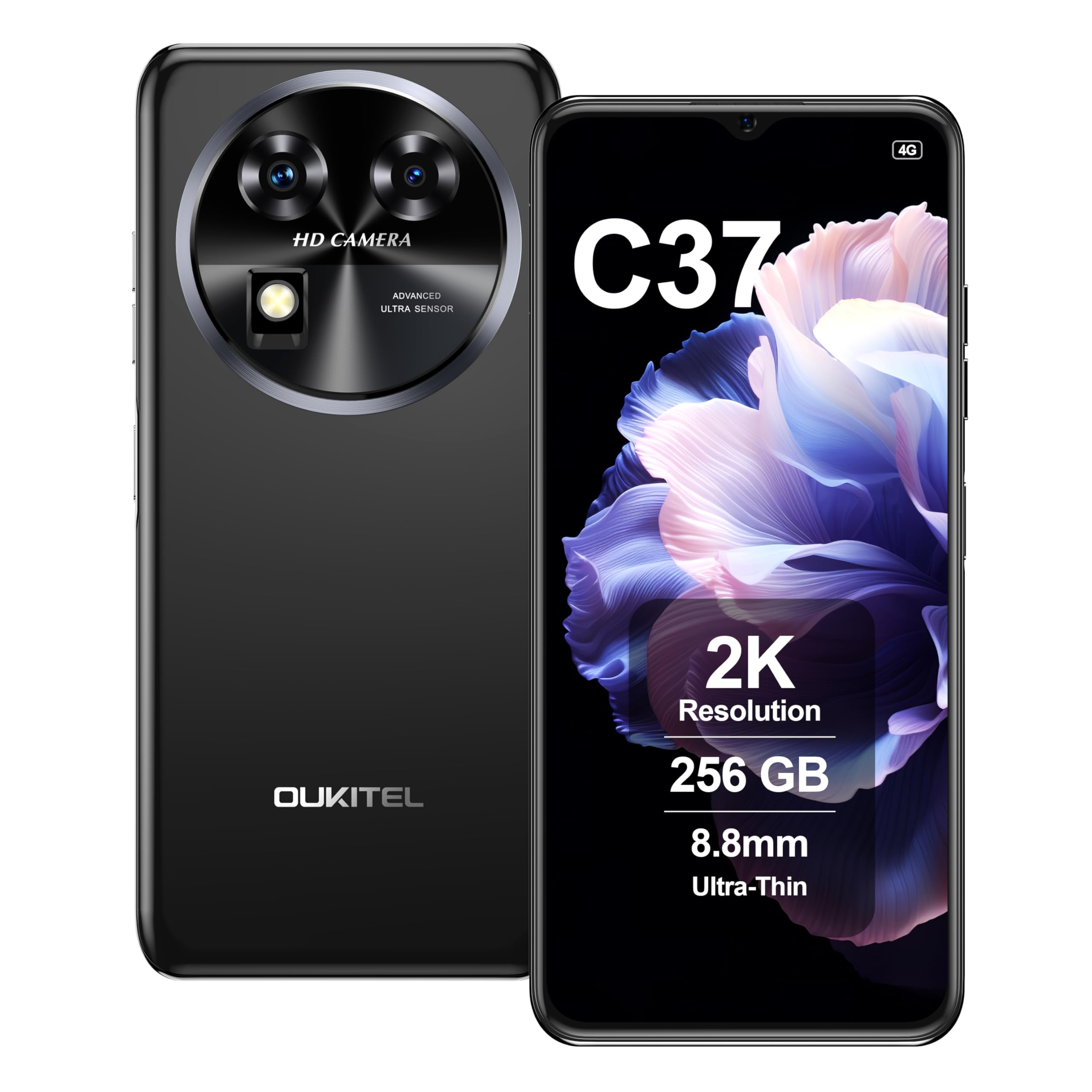 Amazon.com: OUKITEL C37 Smartphone, 24GB RAM+256GB ROM, 6.6