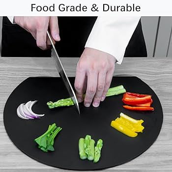Amazon.com: ZVP Thick Silicone Cutting Board Mats for Kitchen, TPU