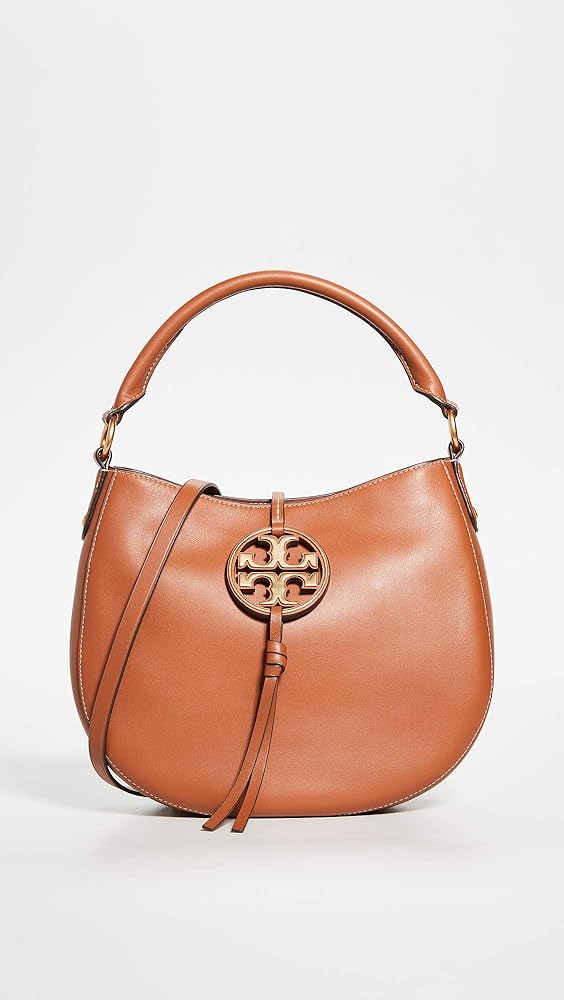 Buy Tory Burch Women's Miller Metal Mini Hobo Bag, Aged Camello