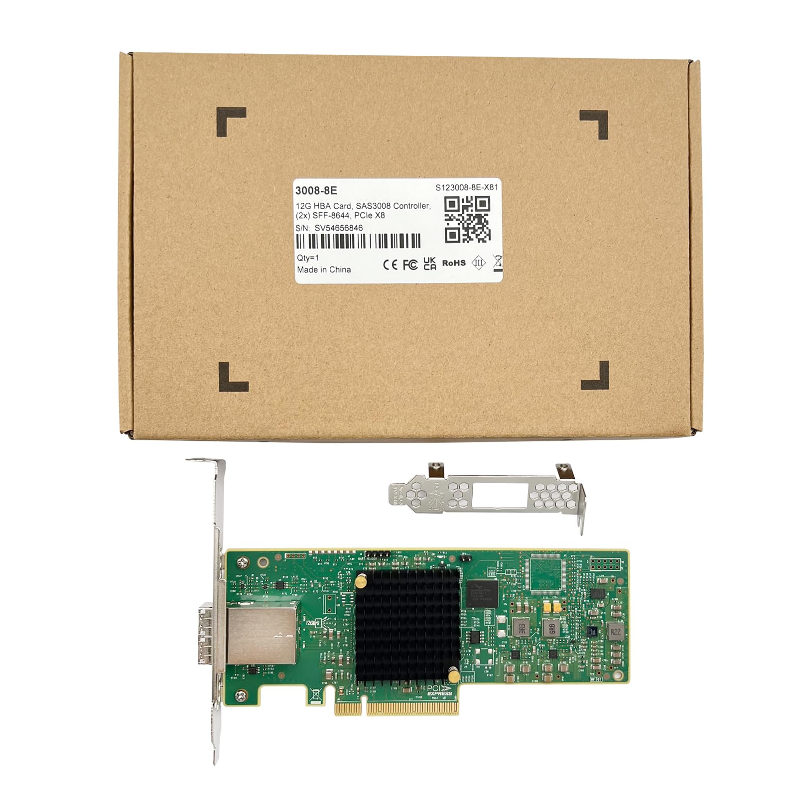 Amazon.com: Broadcom 12G External PCI-E SAS/SATA HBA Controller