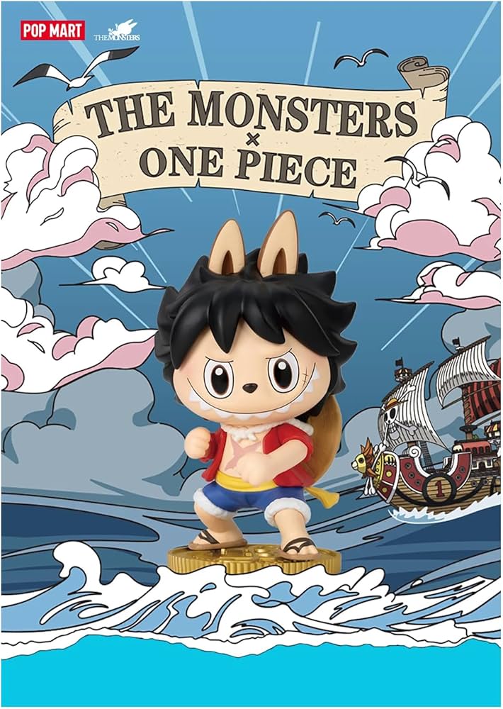 Amazon | POPMART × ワンピース Labubu THE MONSTERS ラブブ コラボ
