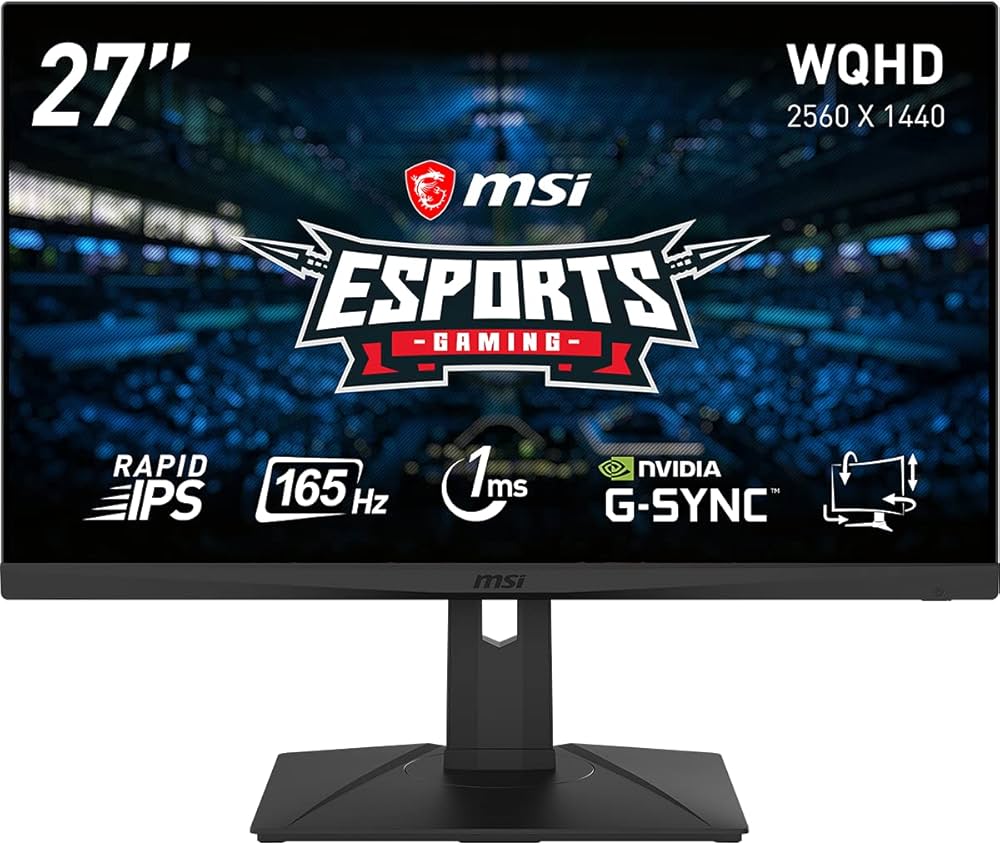 Amazon.co.jp: MSI Optix G273QPF ゲーミングモニター 応答速度1ms