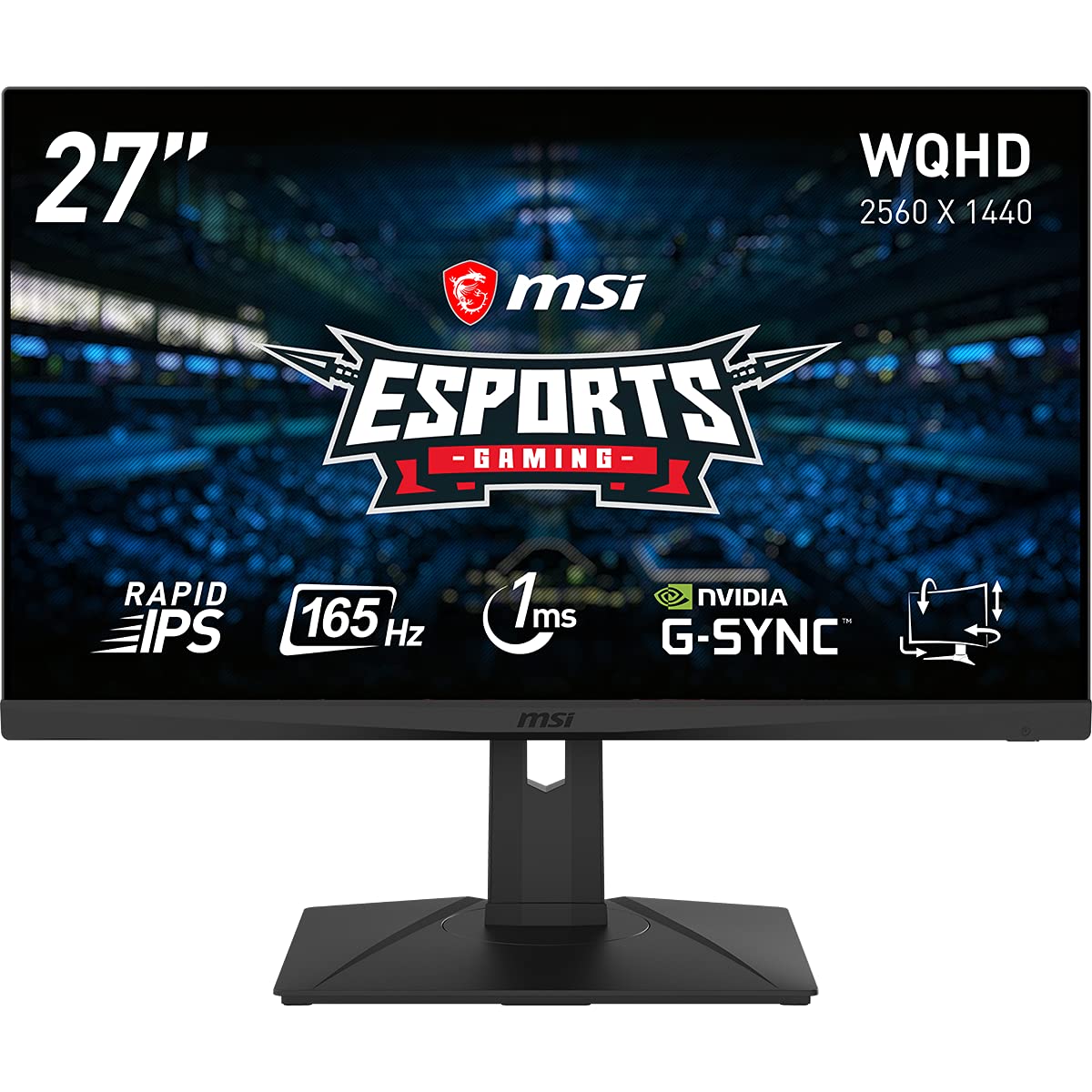 Amazon.co.jp: MSI Optix G273QPF ゲーミングモニター 応答速度1ms