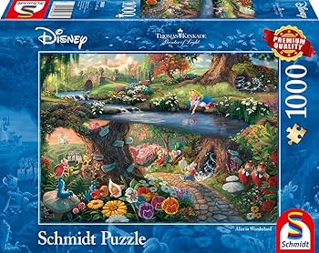 Amazon.com: Schmidt | Thomas Kinkade: Disney Alice in Wonderland