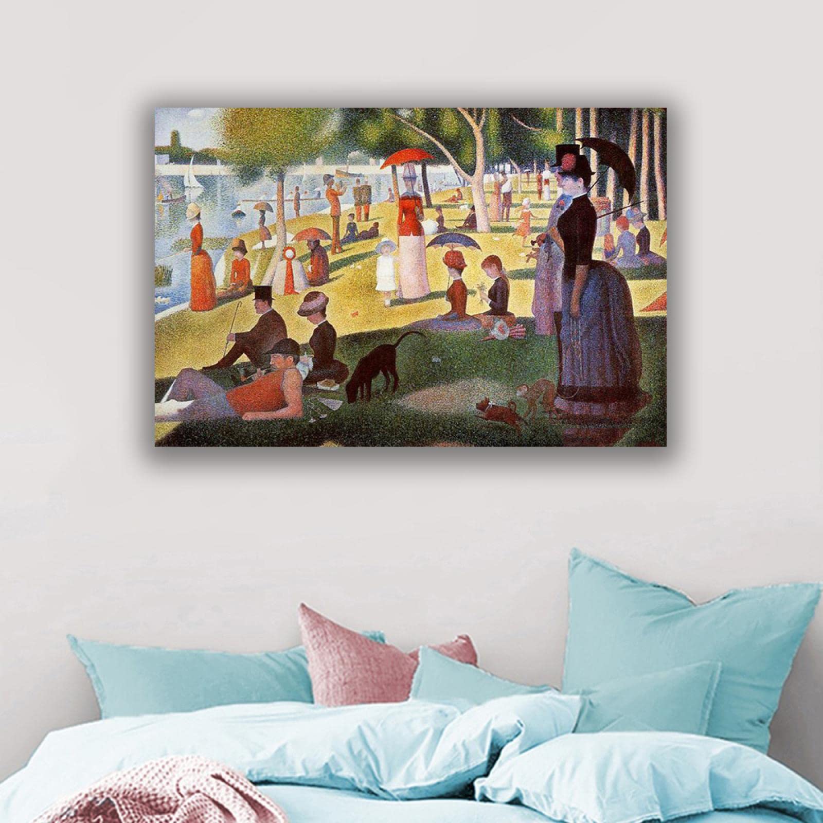 Amazon.co.jp: ジョルジュスーラ-有名な絵画の版画-ラグランデジャット