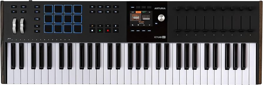 Amazon.com: Arturia KeyLab 61 mk3 Black — 61 Key USB MIDI Keyboard