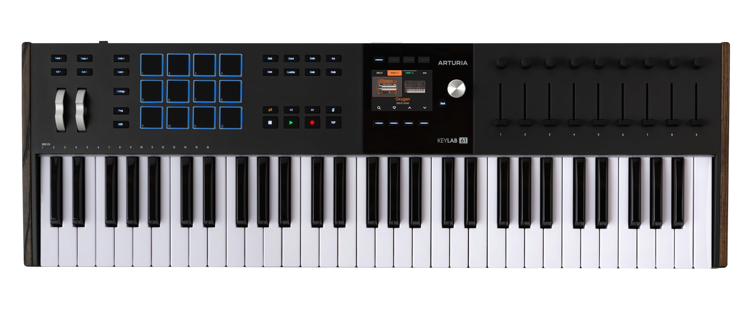 Amazon.com: Arturia KeyLab 61 mk3 Black — 61 Key USB MIDI Keyboard