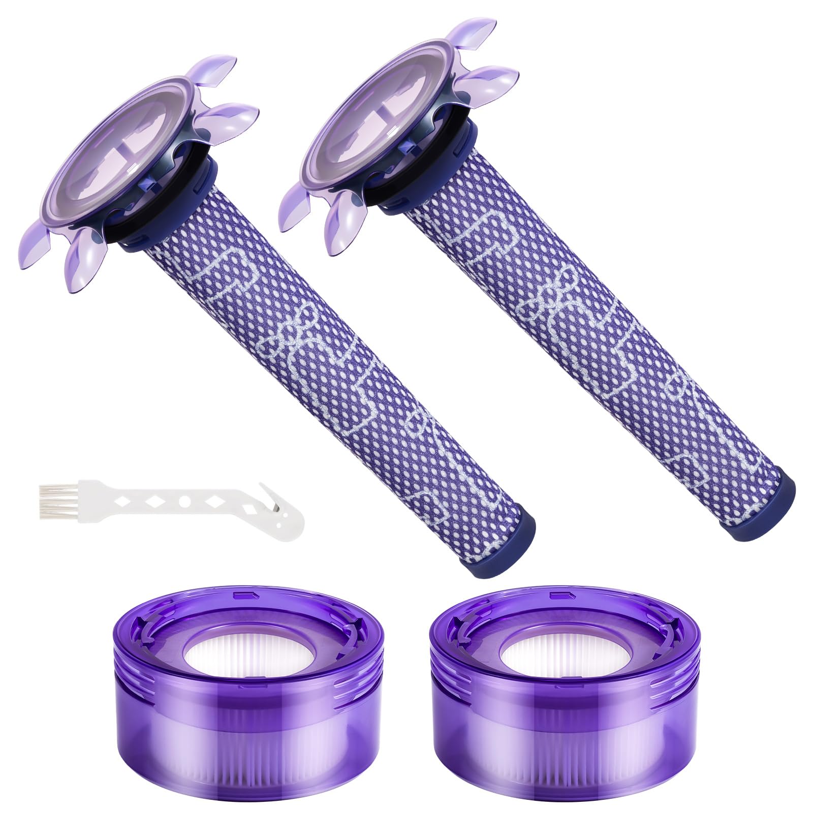 Amazon.com - 4 Pack V8 Vacuum Filter Replacement Kit Compatible