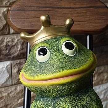 Amazon.co.jp: ポルトガル製 緑 かえる Mサイズ ペア カエルのお姫様と