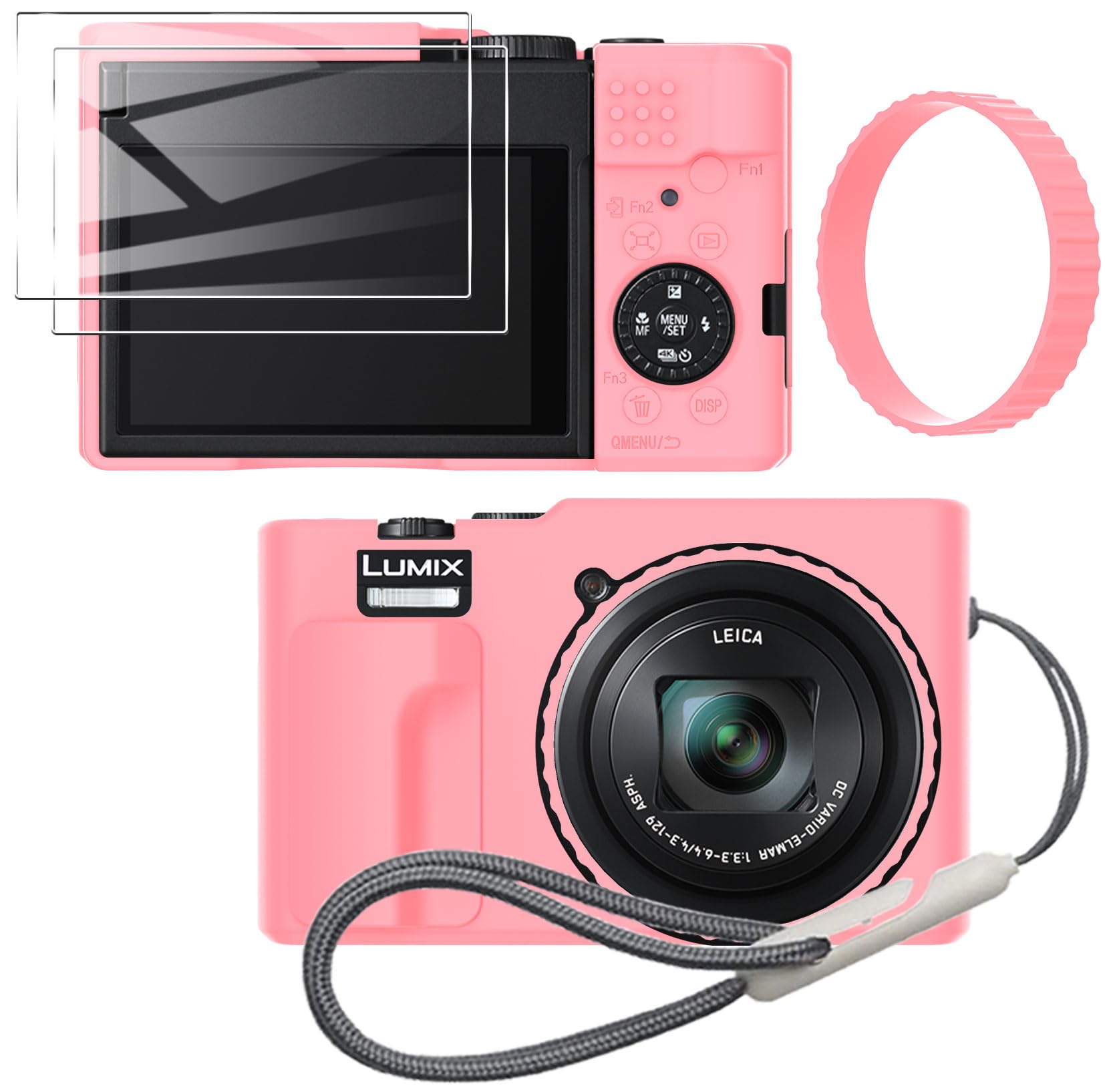 Amazon | for LUMIX DC-TZ99 ケース+2枚フィルム シリコーン 保護