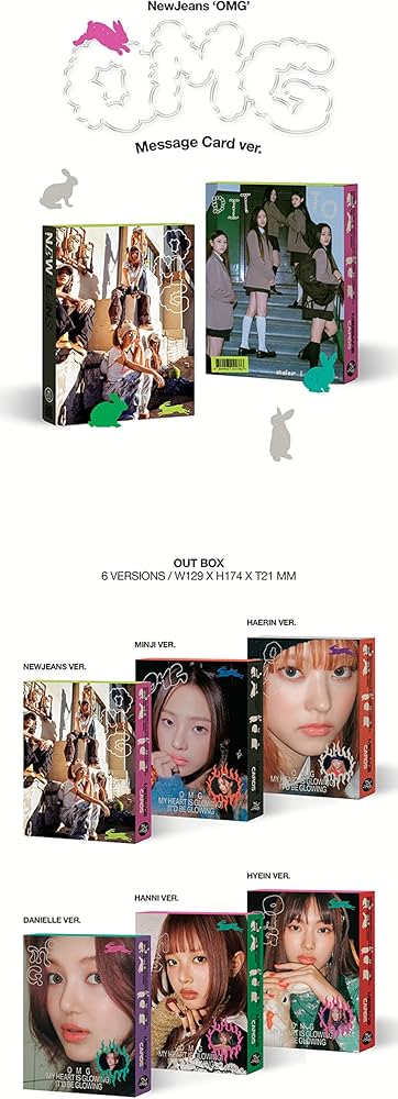 Amazon.com: NEWJEANS OMG - Message Card Ver. [HYEIN Version] 1st