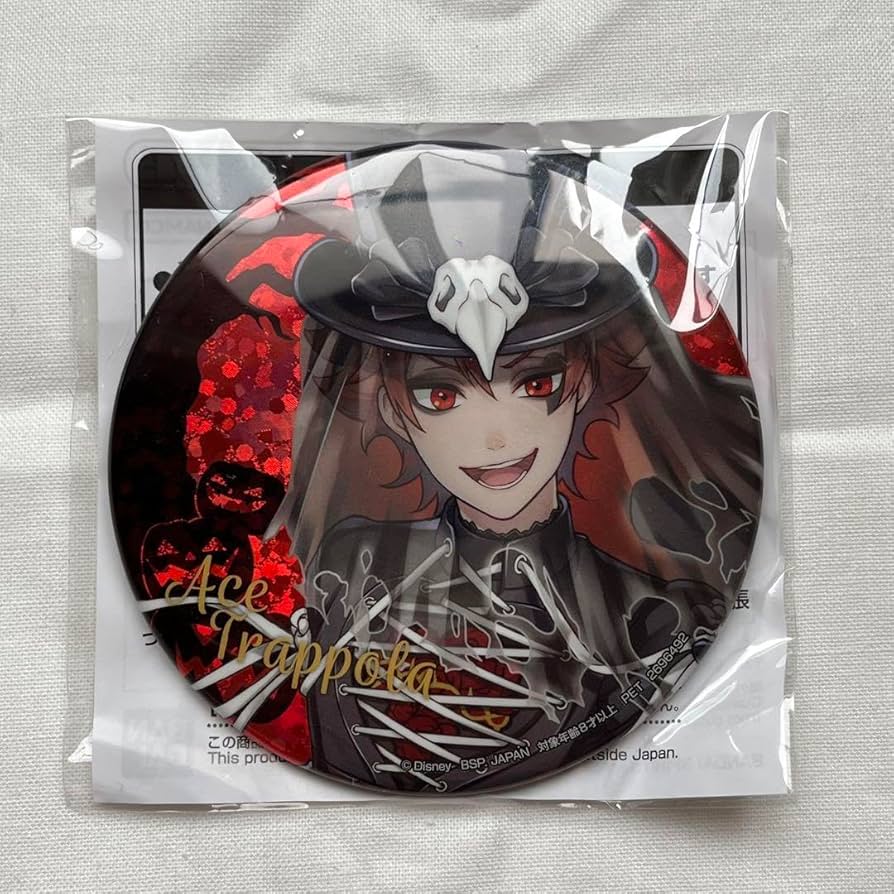 Amazon.co.jp: ツイステ 缶バッジ エース・トラッポラ スケアリー