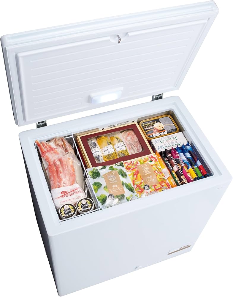 Amazon | アクア(AQUA) 冷凍庫 (200L/上開き/直冷式) 冷凍ストッカー