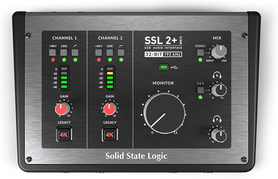 Amazon.com: Solid State Logic SSL 2 Plus MKII USB Audio Interface
