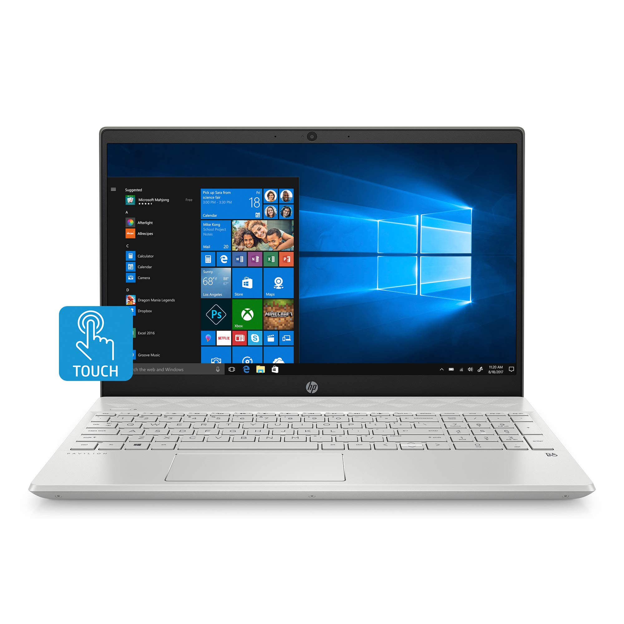 Amazon.com: HP Pavilion 15-Inch HD Touchscreen Laptop, 10th Gen