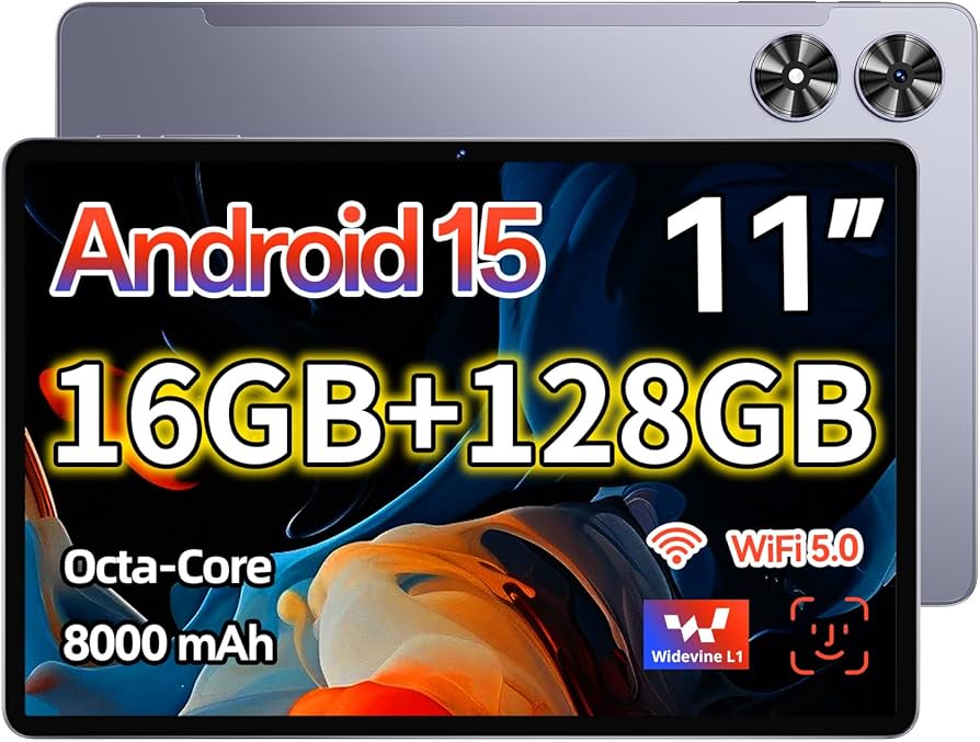 Amazon.com : Android Tablet 11 Inch Android 15 Tablet with Case