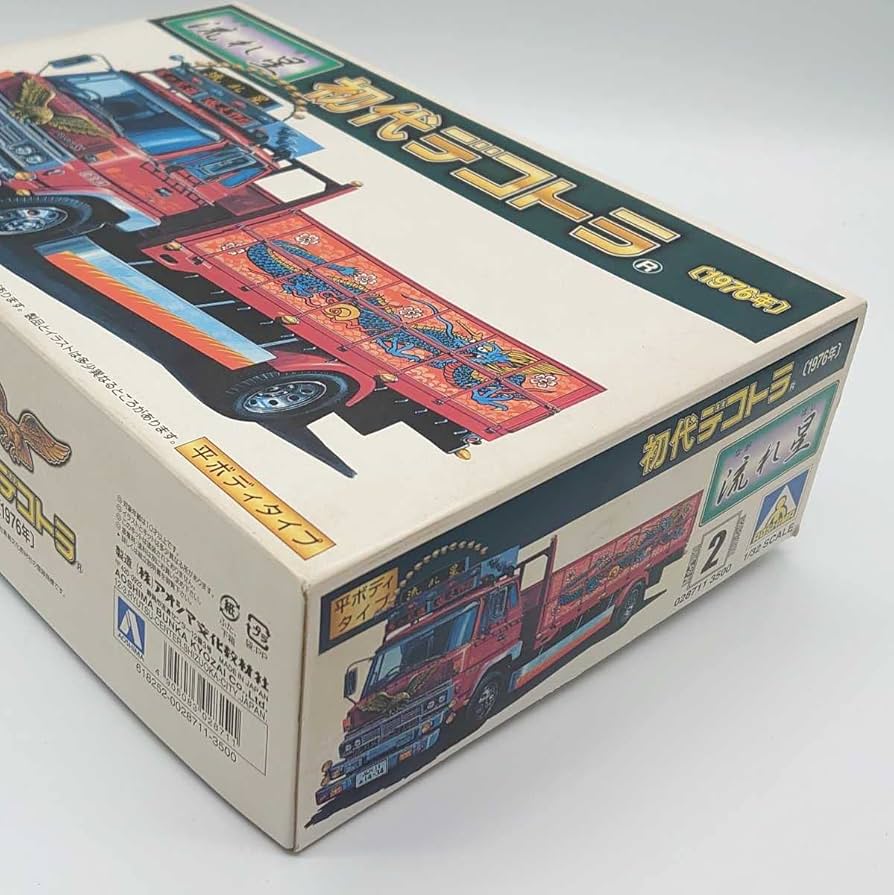 Amazon.co.jp: アオシマ 流れ星 初代デコトラ 1976年 平ボディタイプ