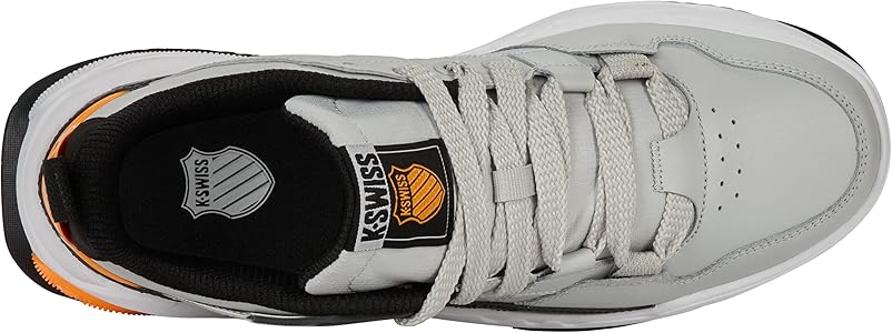 Amazon.com | K-Swiss Men's Techna Trainer, Gray/Black/Orange, 7 M