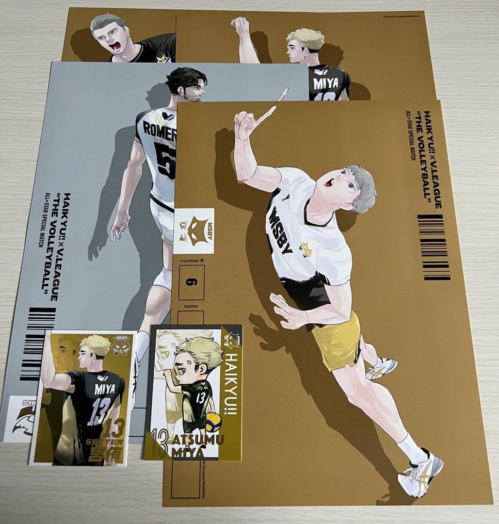 Amazon.co.jp: ハイキュー Vリーグ A4ポスター カード : 文房具