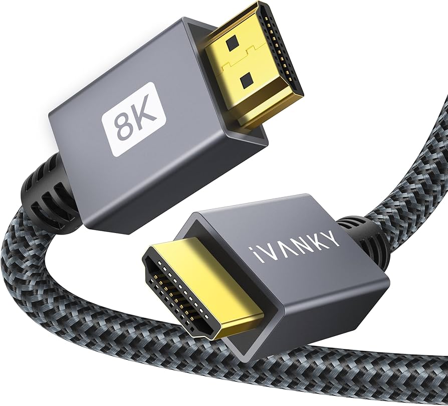 Amazon.com: IVANKY 10K 8K HDMI Cable 10 ft, 48Gbps HDMI 2.1 Cable