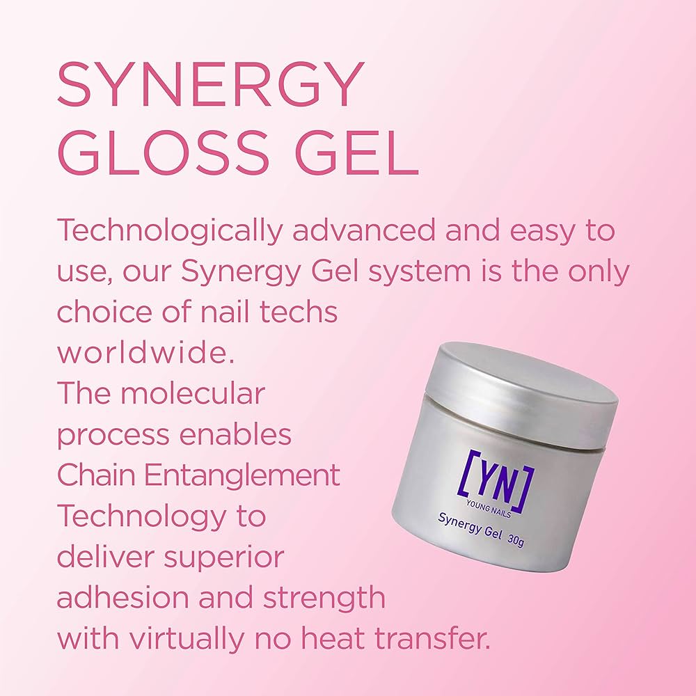 Amazon.com: Young Nails Synergy Gel System, Clear Gloss Finishing